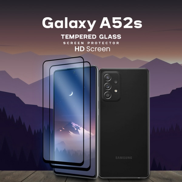 2-Pack Samsung Galaxy A52s - Härdat glas 9H - Super kvalitet