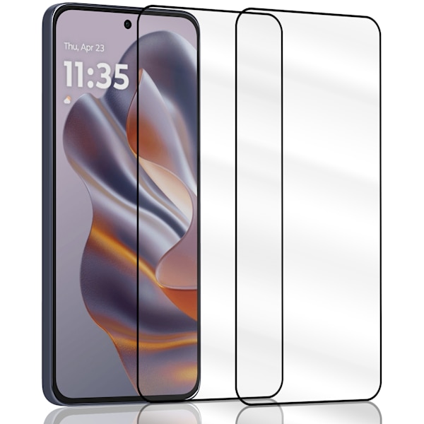 2-Pack MOTOROLA EDGE 50 NEO Näytönsuoja - Karkaistu Lasi 9H - Super laatu 3D