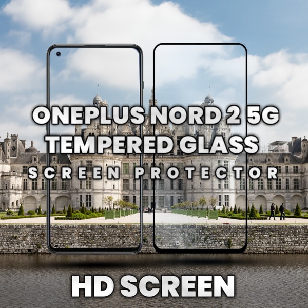 1-Pack ONEPLUS NORD 2 Skærmbeskyttelse - Hærdet Glas 9H - Super kvalitet 3D