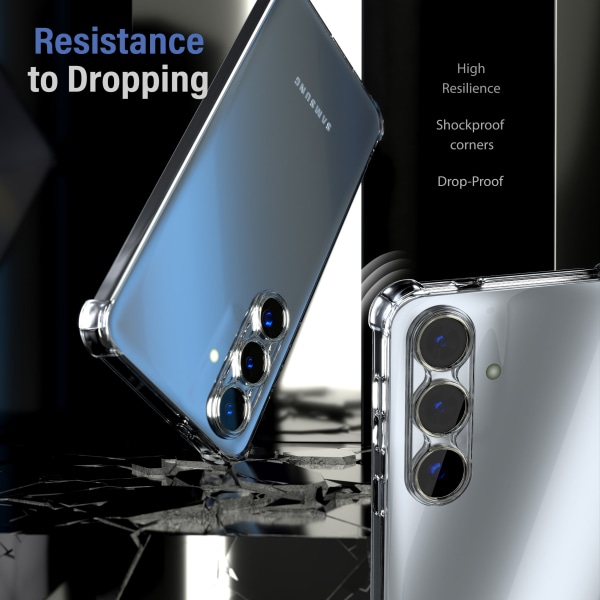 Samsung S24 Transparent Skyddsfodral – Skydd med Extra Kant