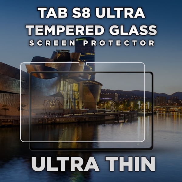 1-Pack SAMSUNG GALAXY TAB S8 Näytönsuoja - Karkaistu Lasi 9H - Super laatu 3D