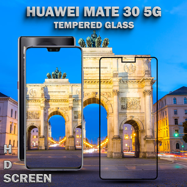 1-Pack HUAWEI MATE 30 Skærmbeskyttelse - Hærdet Glas 9H - Super kvalitet 3D