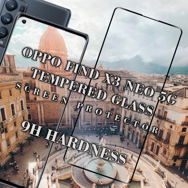 OPPO FIND X3 NEO 5G - Härdat glas 9H-Super kvalitet 3D