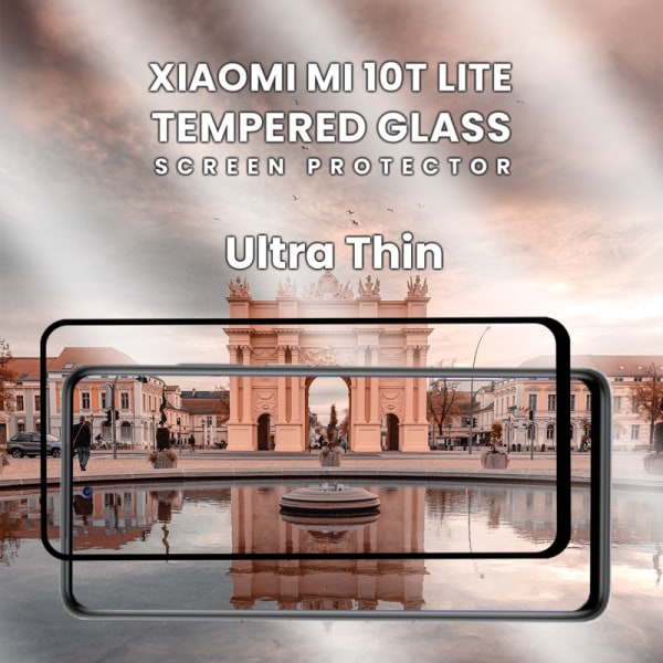 Xiaomi 10T Lite 5G - Härdat glas 9H - Super kvalitet 3D Skärmskydd