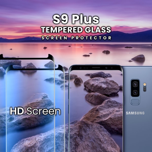2-Pack Samsung Galaxy S9 Plus - Härdat glas 9H - Super kvalitet