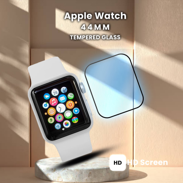 Apple Watch 44mm – 3D Skyddsfilm – Premiumkvalitet för Optimalt Skärmskydd