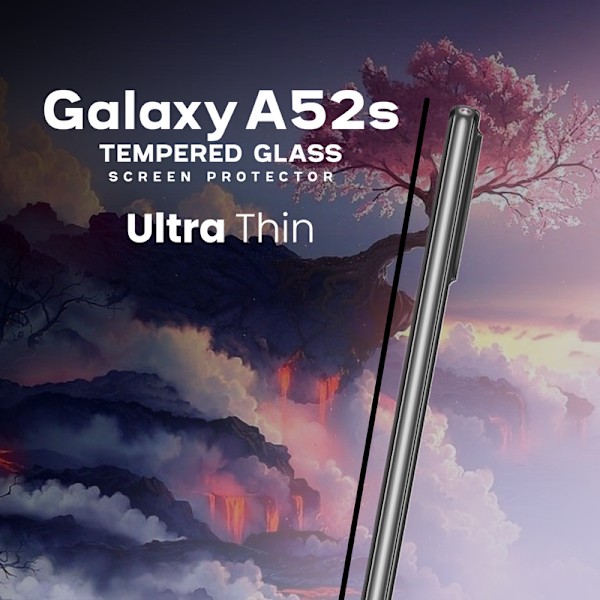 1-Pack SAMSUNG GALAXY A52S Näytönsuoja - Karkaistu Lasi 9H - Super laatu 3D
