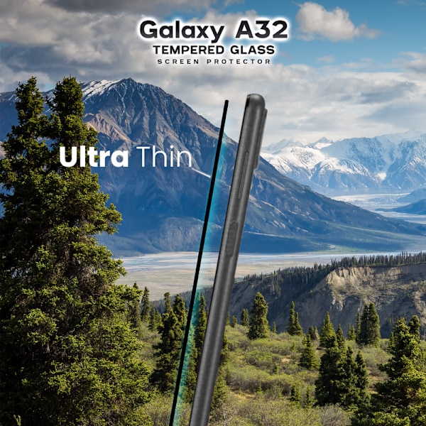 1-Pack SAMSUNG GALAXY A32 Näytönsuoja - Karkaistu Lasi 9H - Super laatu 3D