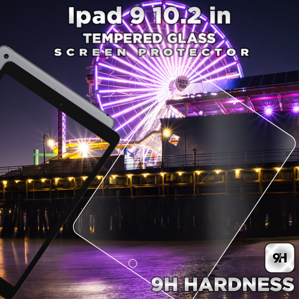 Apple Ipad 9 (10.2 Inch) - Härdat Glas 9H - Super Kvalitet Skärmskydd