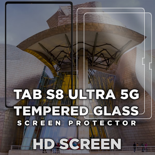 2-Pack SAMSUNG GALAXY TAB S8 Näytönsuoja - Karkaistu Lasi 9H - Super laatu 3D