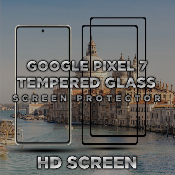 2-Pack Google Pixel 7 - Härdat Glas 9H - Super kvalitet 3D Skärmskydd