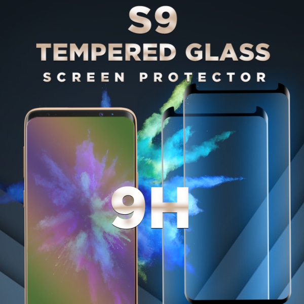 2 Pack Samsung Galaxy S9 - Härdat glas-9H Super kvalitet 3D