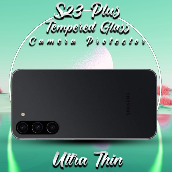 Linsskydd Samsung Galaxy S23 Plus - Härdat Glas 9H - Super 3D Linsskydd
