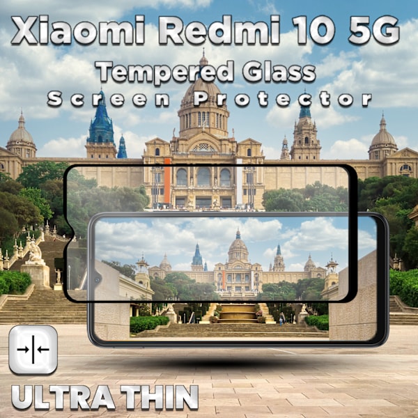 1-Pack XIAOMI REDMI 10 Näytönsuoja - Karkaistu Lasi 9H - Super laatu 3D