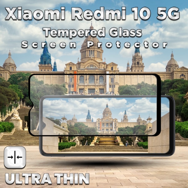 Xiaomi Redmi 10 5G - Härdat Glas 9H - Super kvalitet 3D Skärmskydd