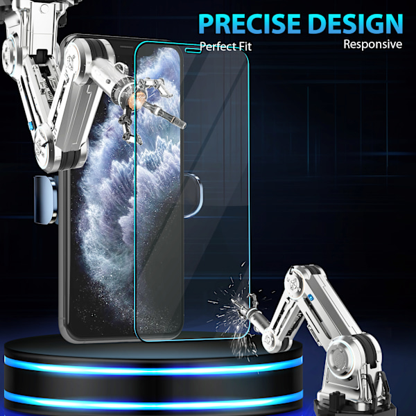 2-Pack Iphone 11 Pro Max Skærmbeskyttelse - Hærdet Glas 9H - Super kvalitet 3D
