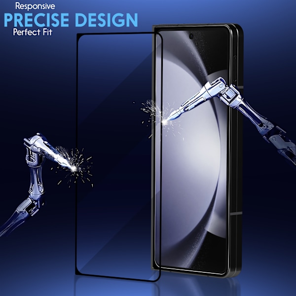 2-Pack SAMSUNG Z FOLD 4 Skærmbeskyttelse - Hærdet Glas 9H - Super kvalitet 3D