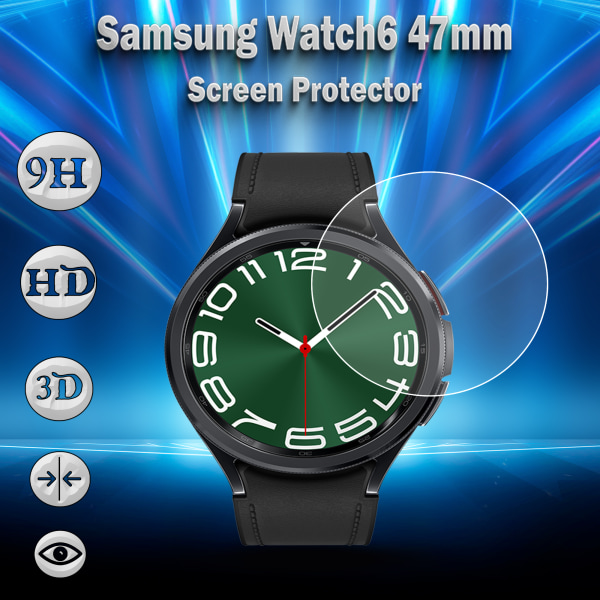 Samsung Watch 47mm - Härdat glas 9H - Super kvalitet 3D Skärmskydd