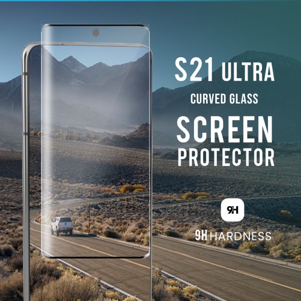 Samsung Galaxy S21 Ultra - Härdat glas 9H - Super kvalitet 3D