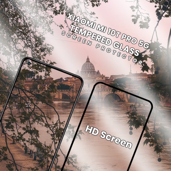 Xiaomi 10T Pro 5G - Härdat glas 9H - Super kvalitet 3D Skärmskydd