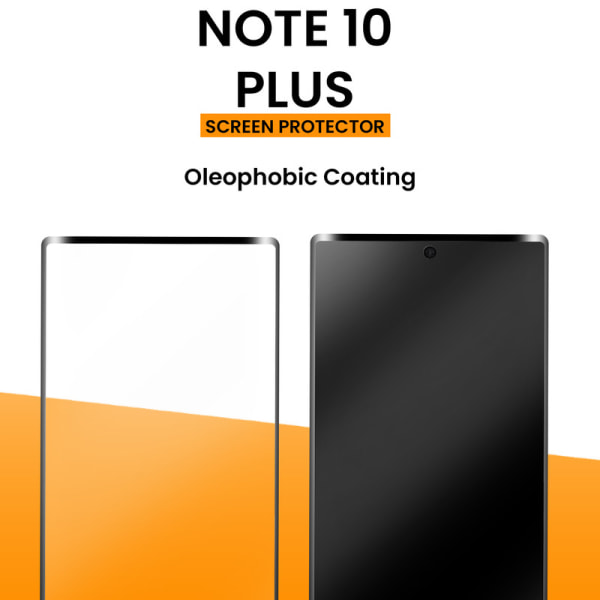 Skärmskydd Samsung Galaxy Note 10 Plus, härdat glas hög kvalitet