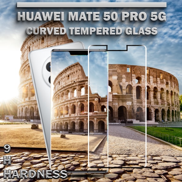 Huawei Mate 50 Pro (5G) - Härdat Glas 9H – Super kvalitet 3D  Skärmskydd