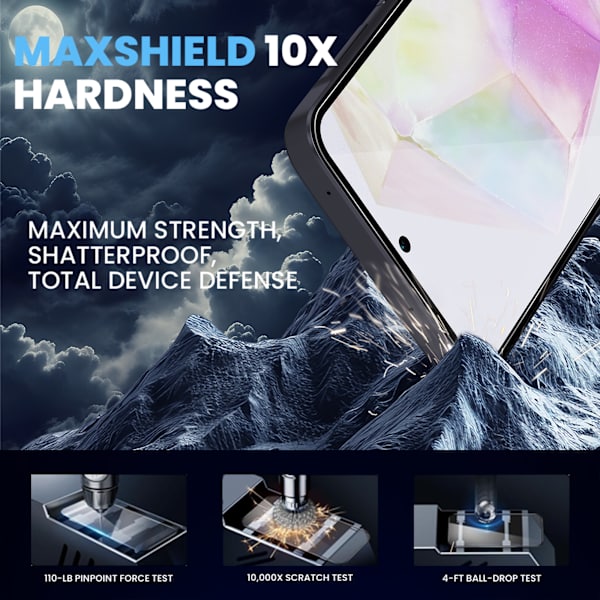 2-Pack SAMSUNG A36 Skærmbeskyttelse & 2-Pack linsebeskyttelse - Hærdet Glas 9H - Super kvalitet 3D
