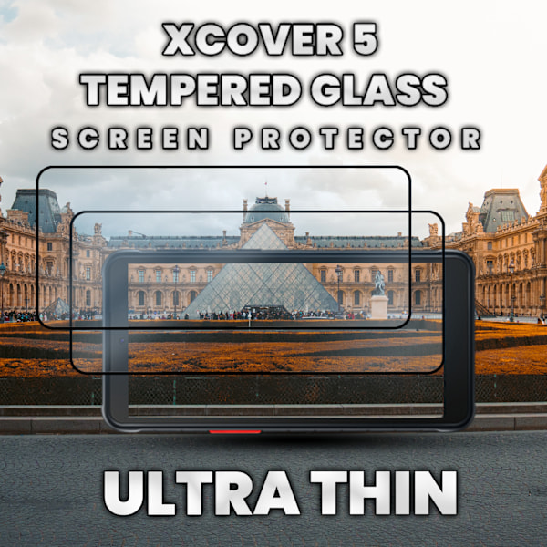 2-Pack SAMSUNG XCOVER 5 Näytönsuoja - Karkaistu Lasi 9H - Super laatu 3D