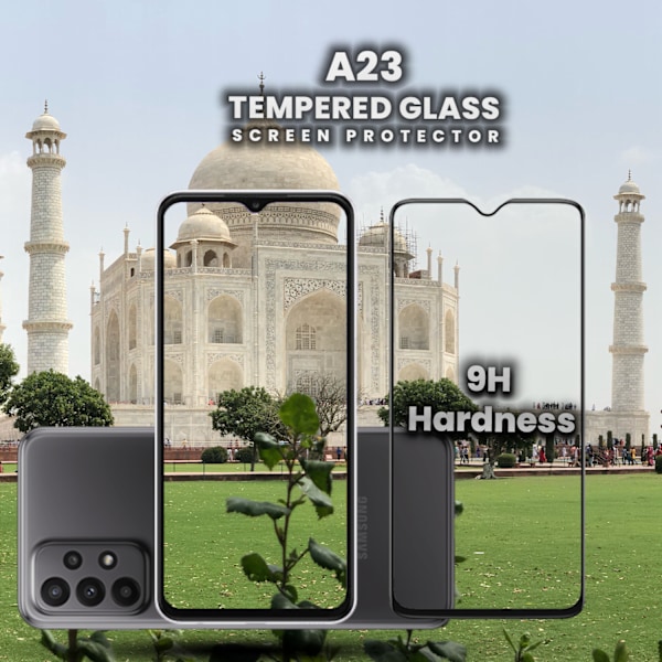 Samsung Galaxy A23 - Härdat Glas 9H - Super Kvalitet 3D Skärmskydd