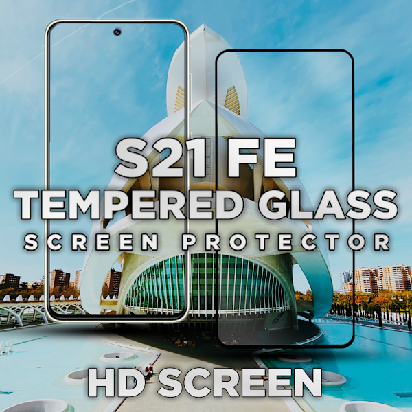 1-Pack SAMSUNG S21 FE Skærmbeskyttelse - Hærdet Glas 9H - Super kvalitet 3D