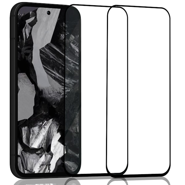 2-Pack GOOGLE PIXEL 8A Skærmbeskyttelse - Hærdet Glas 9H - Super kvalitet 3D