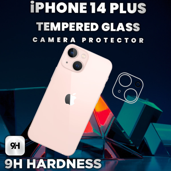 iPhone 14 Plus Linsskydd - 9H Härdat Glas - Super 3D Linsskydd