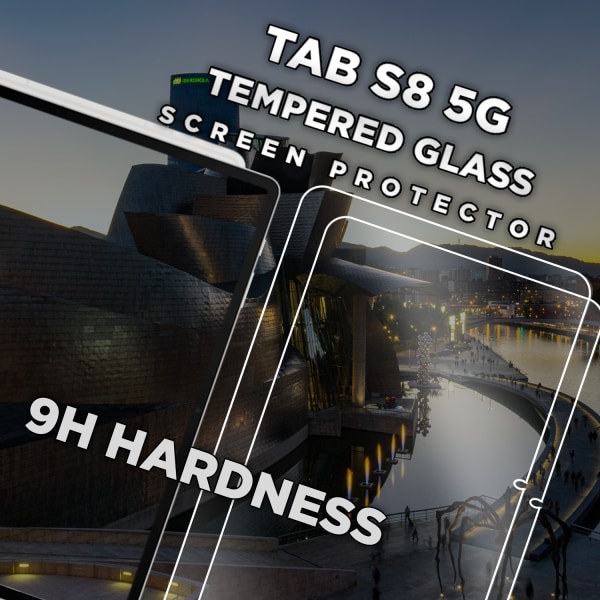 2-Pack Samsung Galaxy Tab S8 5G - Härdat Glas 9H - Super Kvalitet Skärmskydd