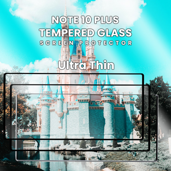 2-Pack Samsung Note 10 Plus - Härdat glas 9H - Super kvalitet 3D