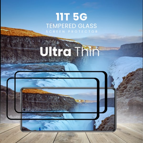 2 Pack Xiaomi 11T 5G - Härdat glas 9H - Super kvalitet 3D