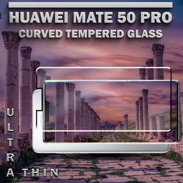 Huawei Mate 50 Pro (5G)  - Härdat Glas 9H – Super kvalitet 3D  Skärmskydd