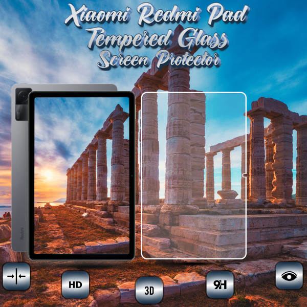 Xiaomi Redmi Pad - Härdat Glas 9H - Super Kvalitet Skärmskydd