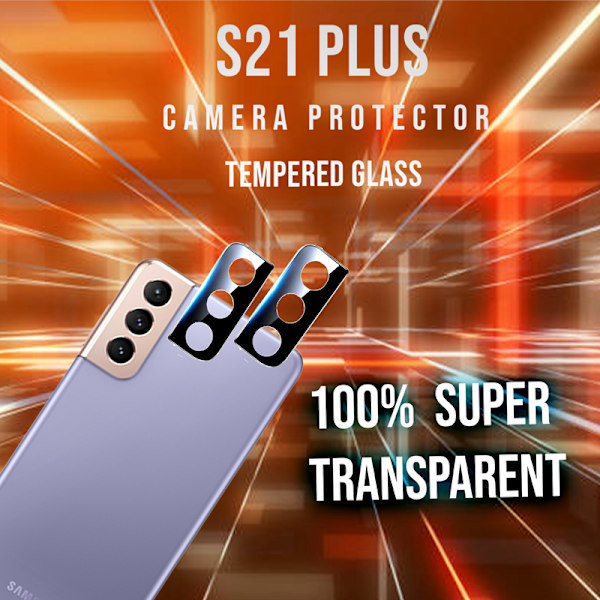 2-Pack Linsskydd Samsung Galaxy S21 Plus-Härdat Glas 9H-Super 3D