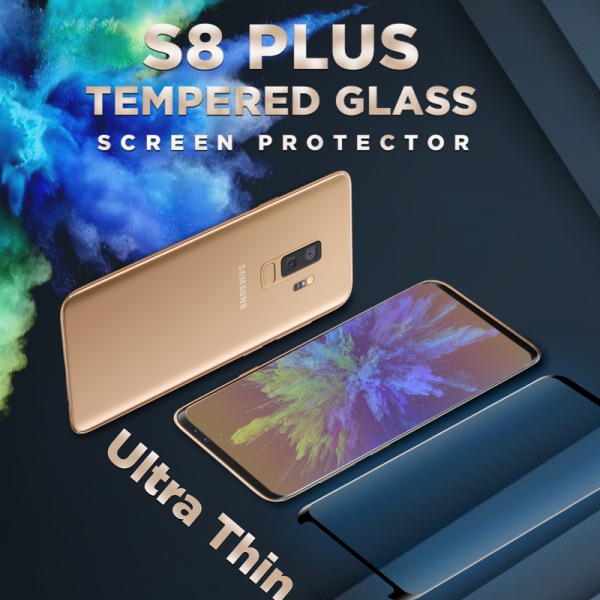 Samsung Galaxy S8 Plus - Härdat glas 9H–Super kvalitet 3D