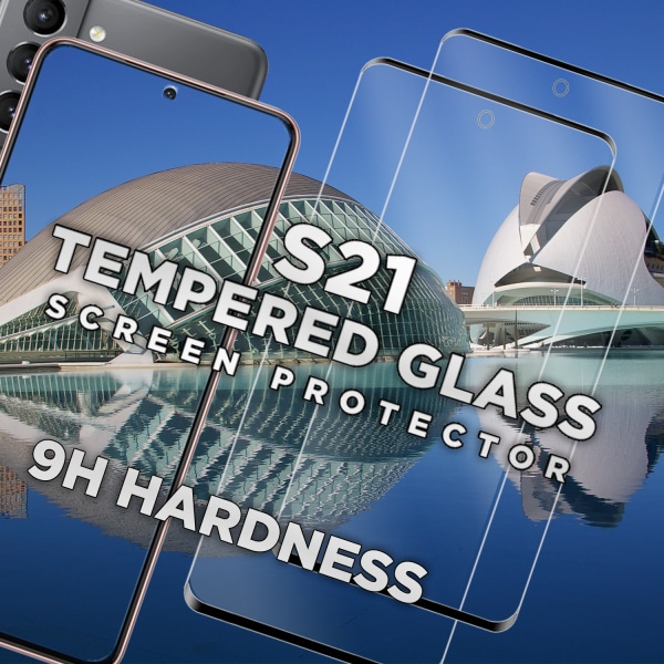 2-Pack Samsung Galaxy S21 - Härdat Glas 9H - Super Kvalitet