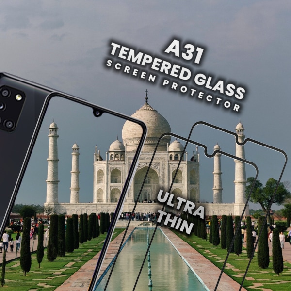 2-PaCK Samsung Galaxy A31 - Härdat Glas 9H-Super Kvalitet 3D