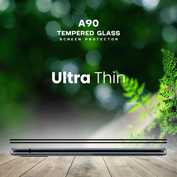 2-Pack SAMSUNG GALAXY A90 Skærmbeskyttelse - Hærdet Glas 9H - Super kvalitet 3D