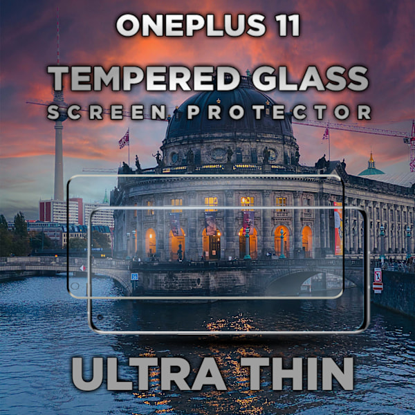 OnePlus 11 - Härdat glas 9H - Super kvalitet 3D Skärmskydd