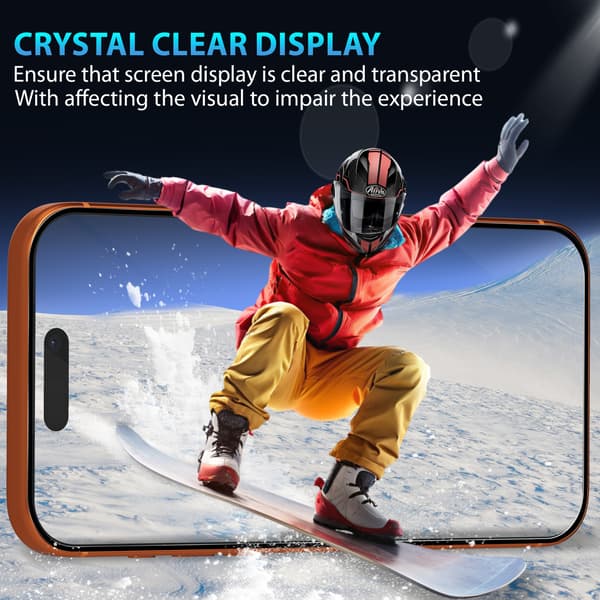 1-Pack iPhone 17 Pro Näytönsuoja - Karkaistu Lasi 9H - Super laatu 3D