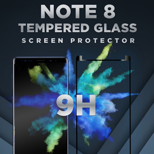 1-Pack SAMSUNG GALAXY NOTE 8 Skærmbeskyttelse - Hærdet Glas 9H - Super kvalitet 3D