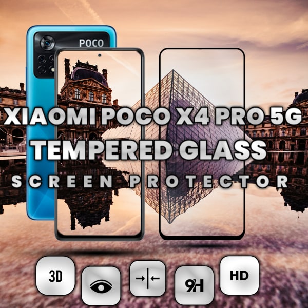 Xiaomi POCO X4 Pro 5G - Härdat Glas 9H - Super kvalitet 3D Skärmskydd