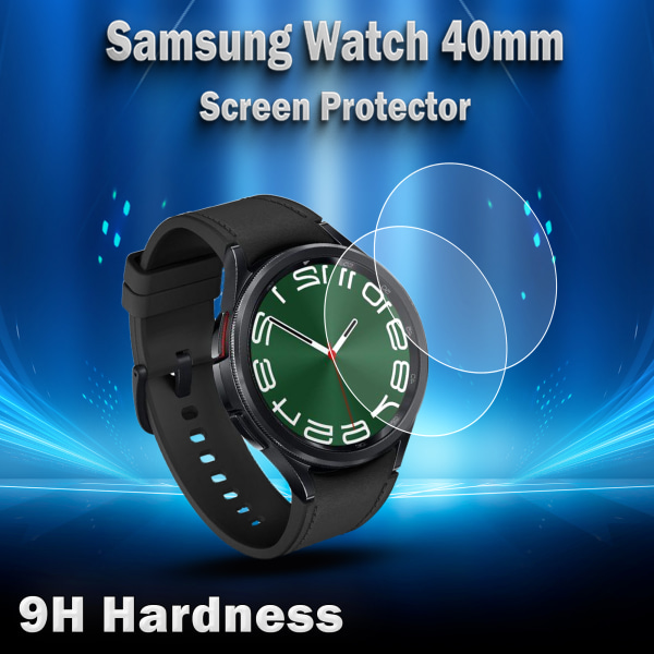 2 Pack Samsung Watch 40mm - Härdat glas 9H - Super kvalitet
