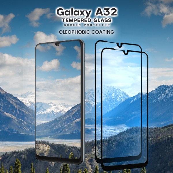 2-Pack Samsung Galaxy A32 5G - Härdat Glas 9H - Super Kvalitet