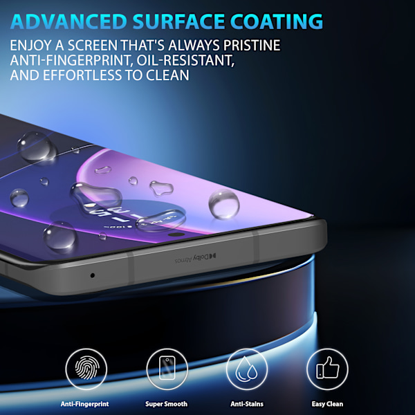 2-Pack Motorola Edge 40 Skärmskydd - Härdat Glas 9H - Super kvalitet 3D