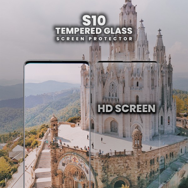 Samsung Galaxy S10 - Härdat glas 9H-Super kvalitet 3D Skärmskydd